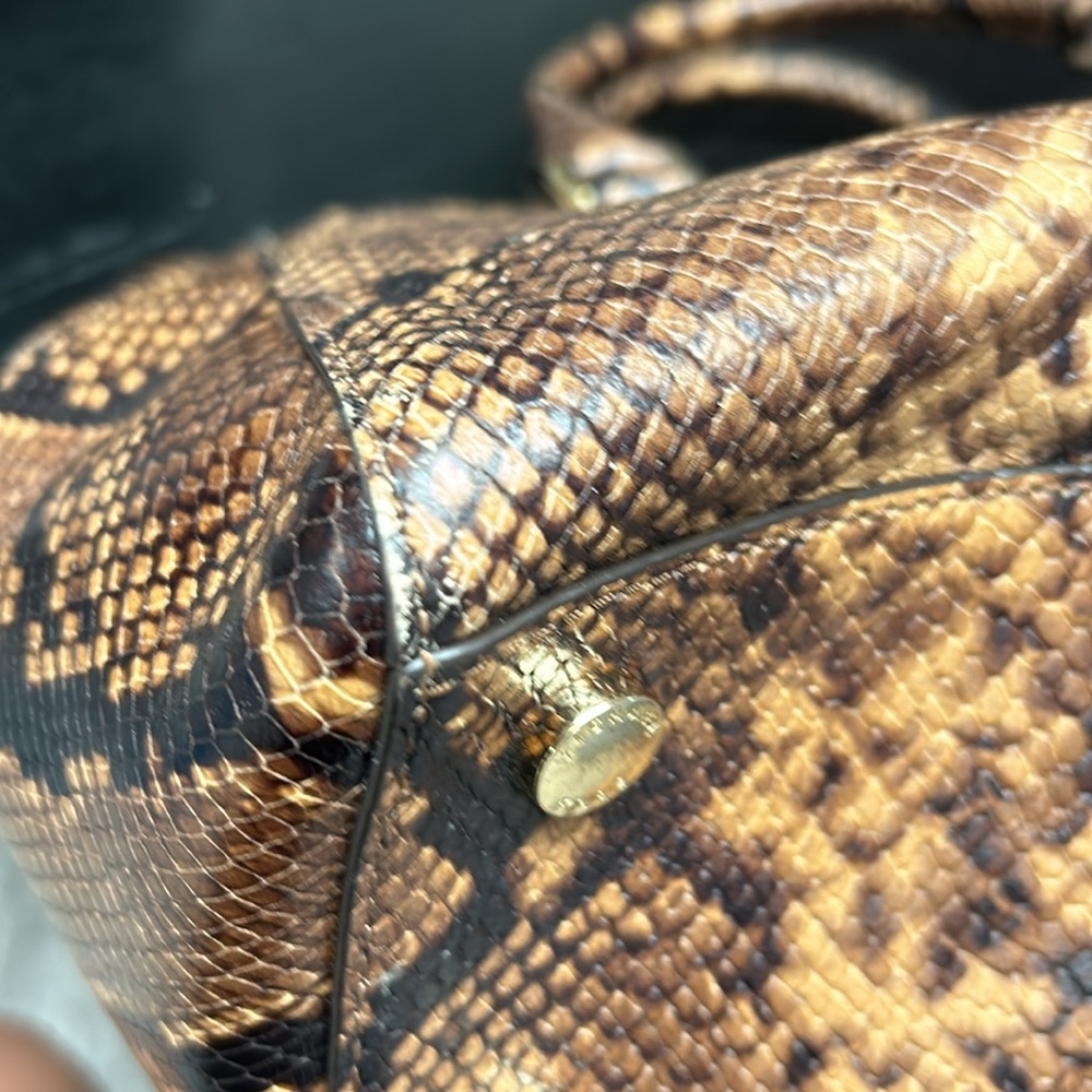 Mk Python Print Medium Tote Bag - image 4